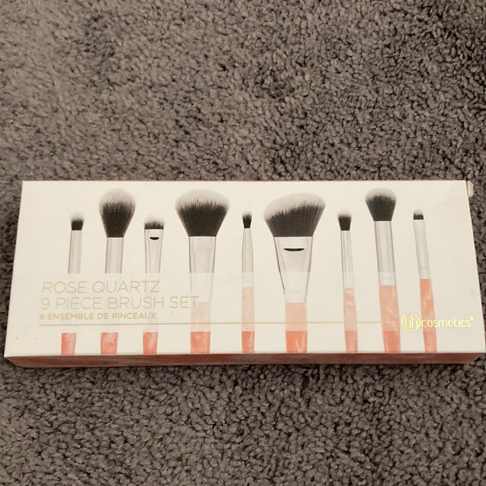 BH Cosmetics - Rose quartz - 9 piece brush set